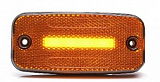 Фонарь габаритный 158 желтый   с неоновым маркерным светом (одна полоса)